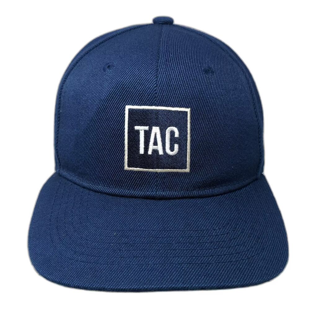 Success Brands TAC Blue Snapback Hat OS Embroidered Square Logo Adjustable